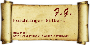 Feichtinger Gilbert névjegykártya